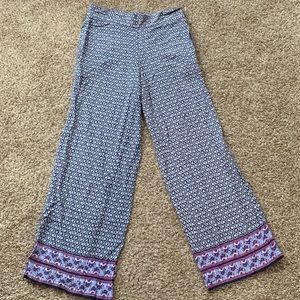Boho Flowy Pants Flower Print - Max Studio